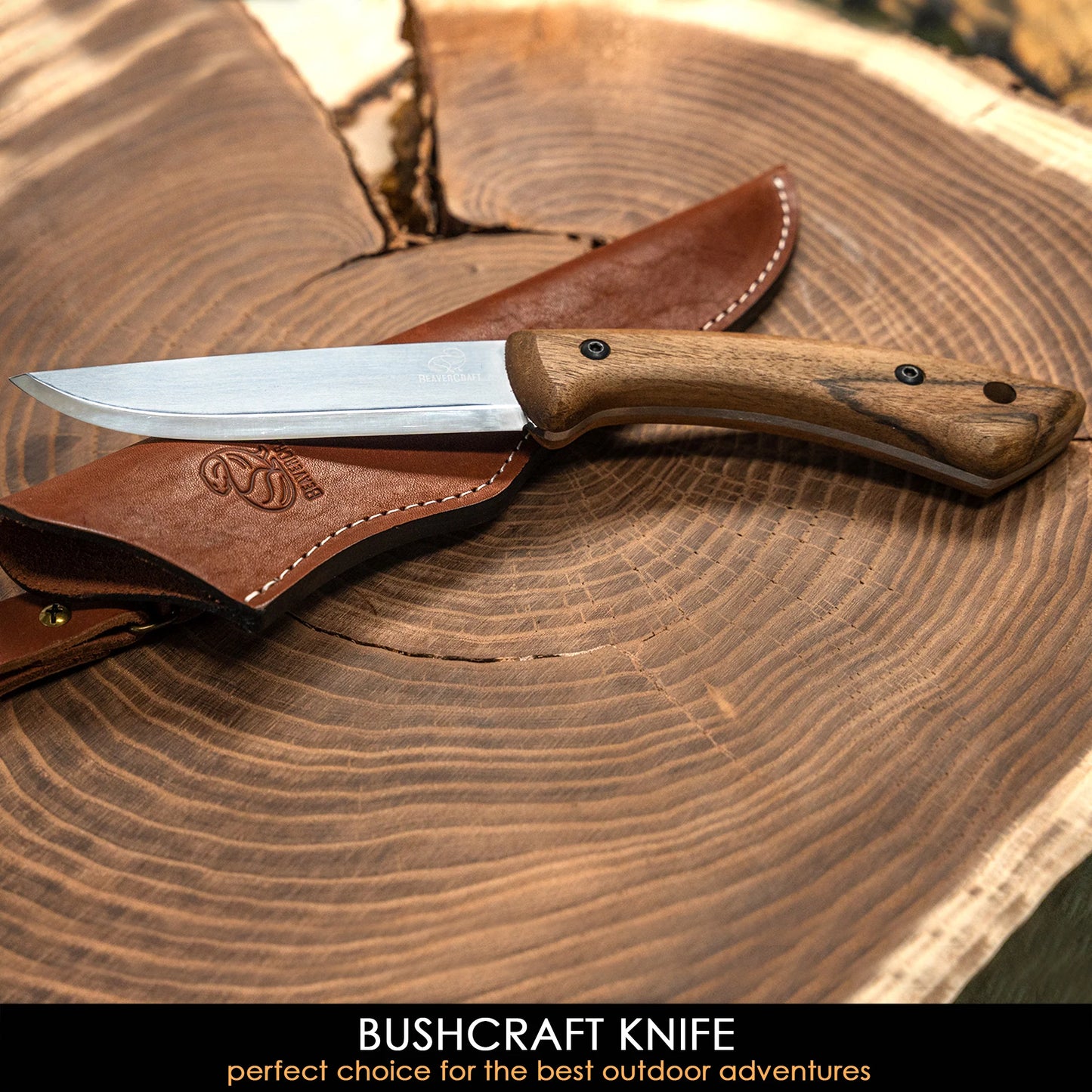 BSH1 Dune Carbon Steel Bushcraft Knife By BeaverCraft