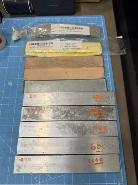 Hapstone Pro Sharpening System with stones
