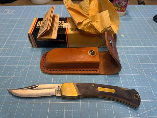 Old Timer 6OT Golden Bear Lockback Knife USA Made
