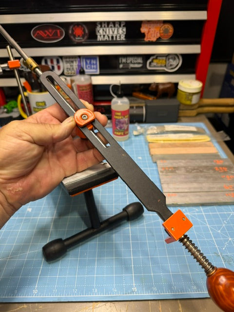 Hapstone Pro Sharpening System with stones