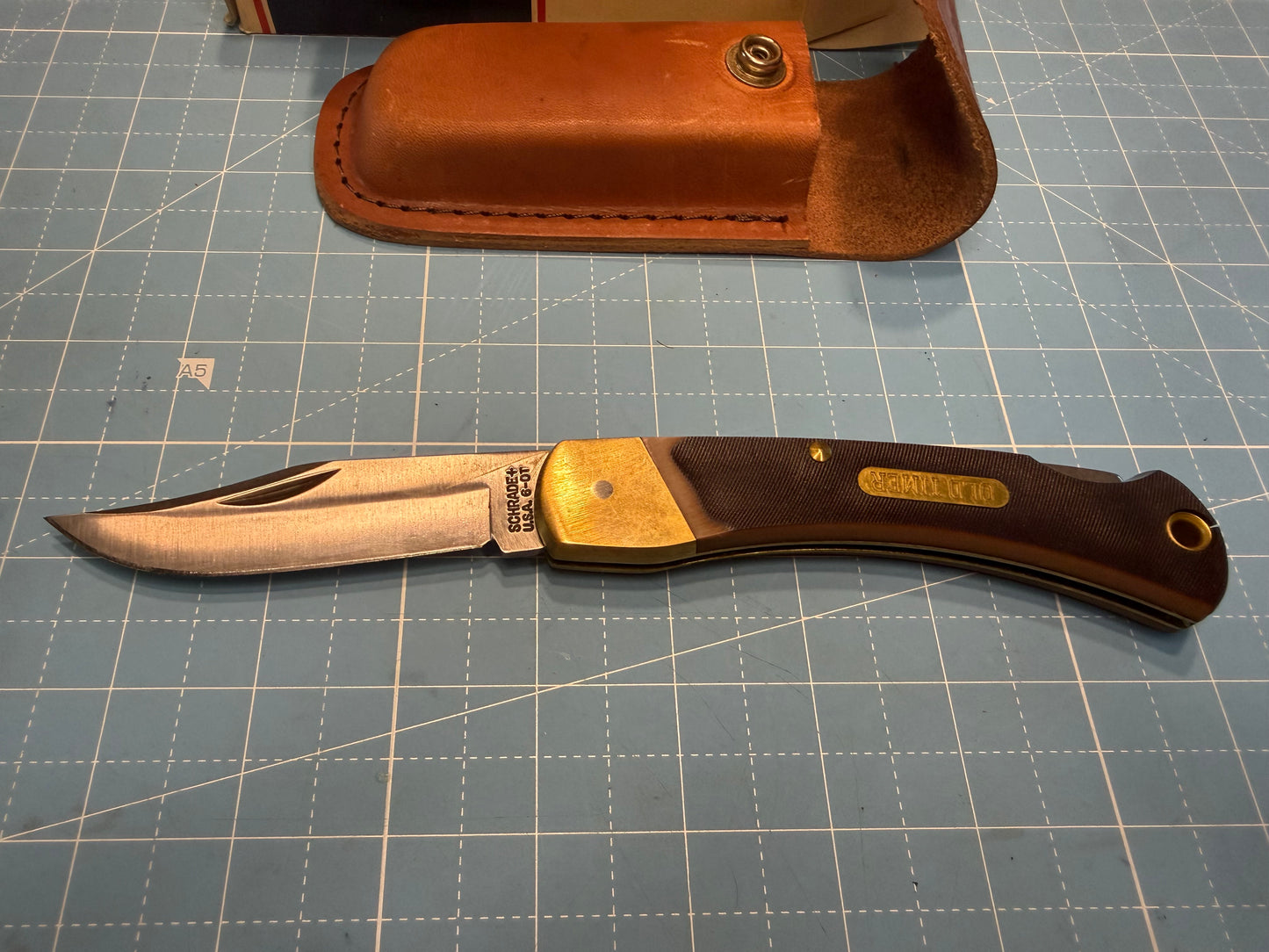 Old Timer 6OT Golden Bear Lockback Knife USA Made